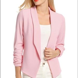 Pink blazer perfect for spring outing or work !!!